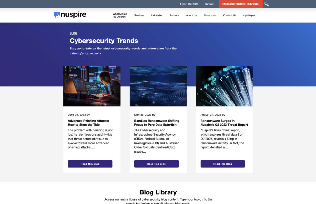 Nuspire Cybersecurity Trends